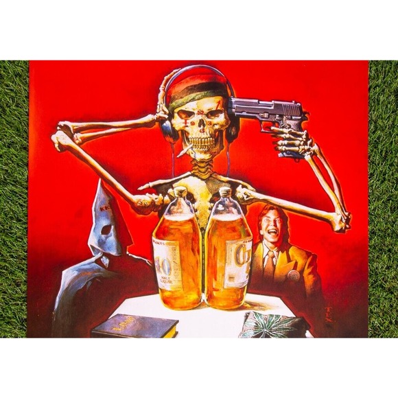 Public Enemy Muse Sick-N-Hour Poster VTG 1994 Funky #8001 Chuck D Flavor Flav - Picture 5 of 9